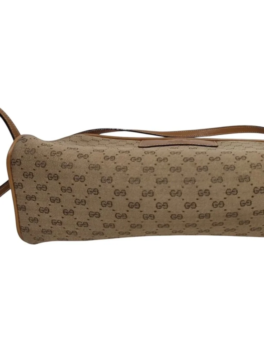 (L2) Gucci Crossbody Bag Brown PVC